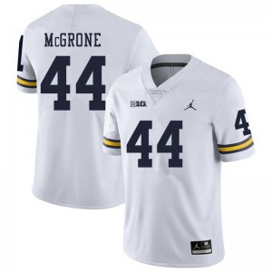 Men's Michigan #44 Cameron McGrone White Stitch Jersey 516514-276