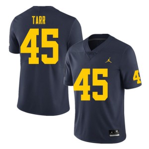 Men University of Michigan #45 Greg Tarr Navy NCAA Jersey 609868-874