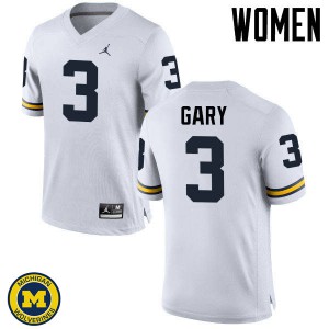 Womens Michigan #3 Rashan Gary White High School Jersey 619600-416